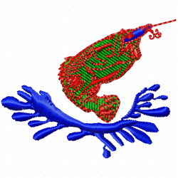 Fishes Embroidery Design 11 Fishes Embroidery Design 11